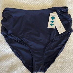 Navy blue convertible swimsuit bottom by Anne Cole